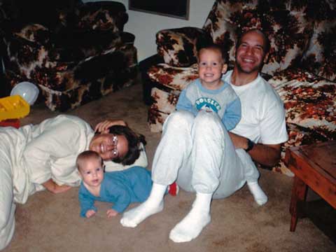 Mel, his sister Jeannie, Austin and Sheylene