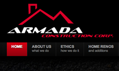 Armada Construction Corporation Web Site