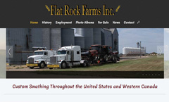 Flat Rock Farms Inc. Web Site